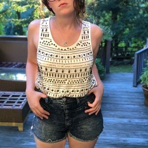 Forever 21 Jeweled Tank Top